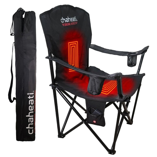 Chaheati 7V Battery Heated Camping Chair - Back