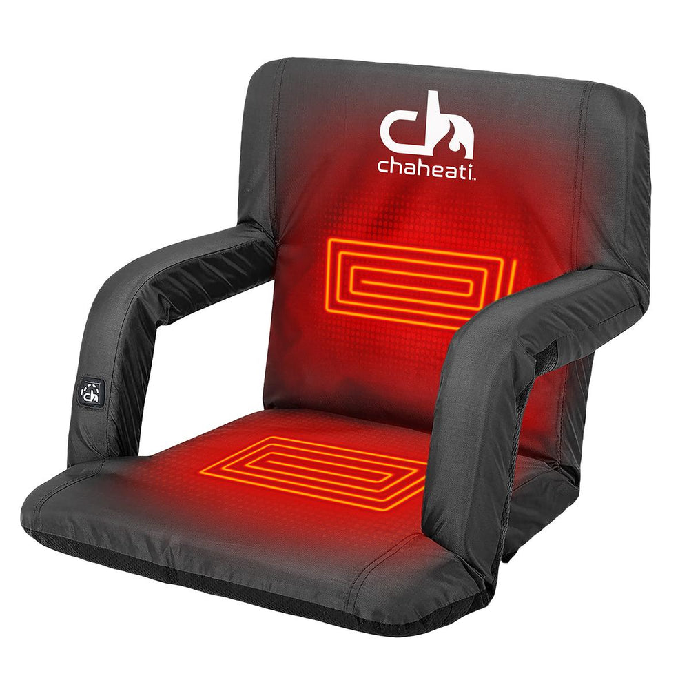 Chaheati 7V Heated Folding Bleacher Seat - Front
